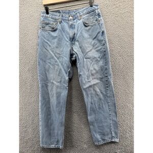 Vintage Levis 550 Jeans Mens 34x30 Blue Denim Relaxed Fit Tapered Leg YKK 90s